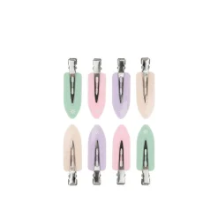 Brushworks Pastel Crease Free Hair Clips x8