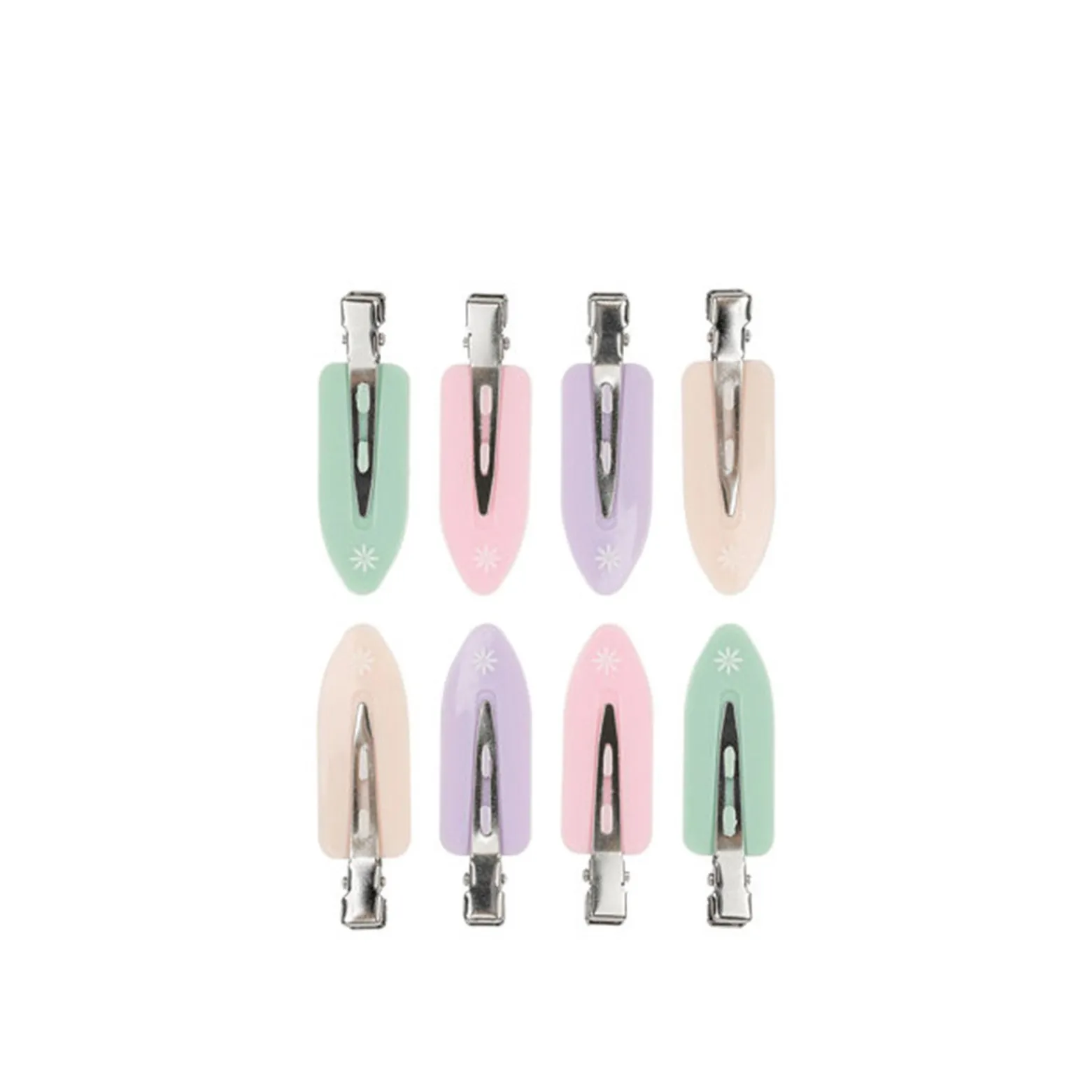 Brushworks Pastel Crease Free Hair Clips x8