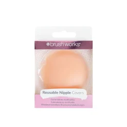 Brushworks Reusable Silicone Nipple Covers 2.0 Latte x1 Pair