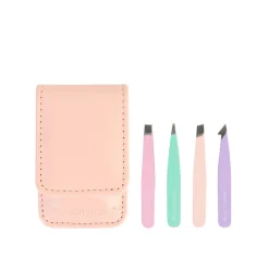 Brushworks Travel Tweezer Set Pastels