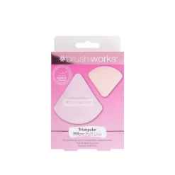 Brushworks Triangular Pillow Puff Duo