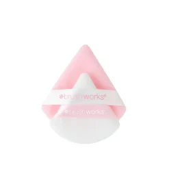 Brushworks Triangular Powder Puff Duo