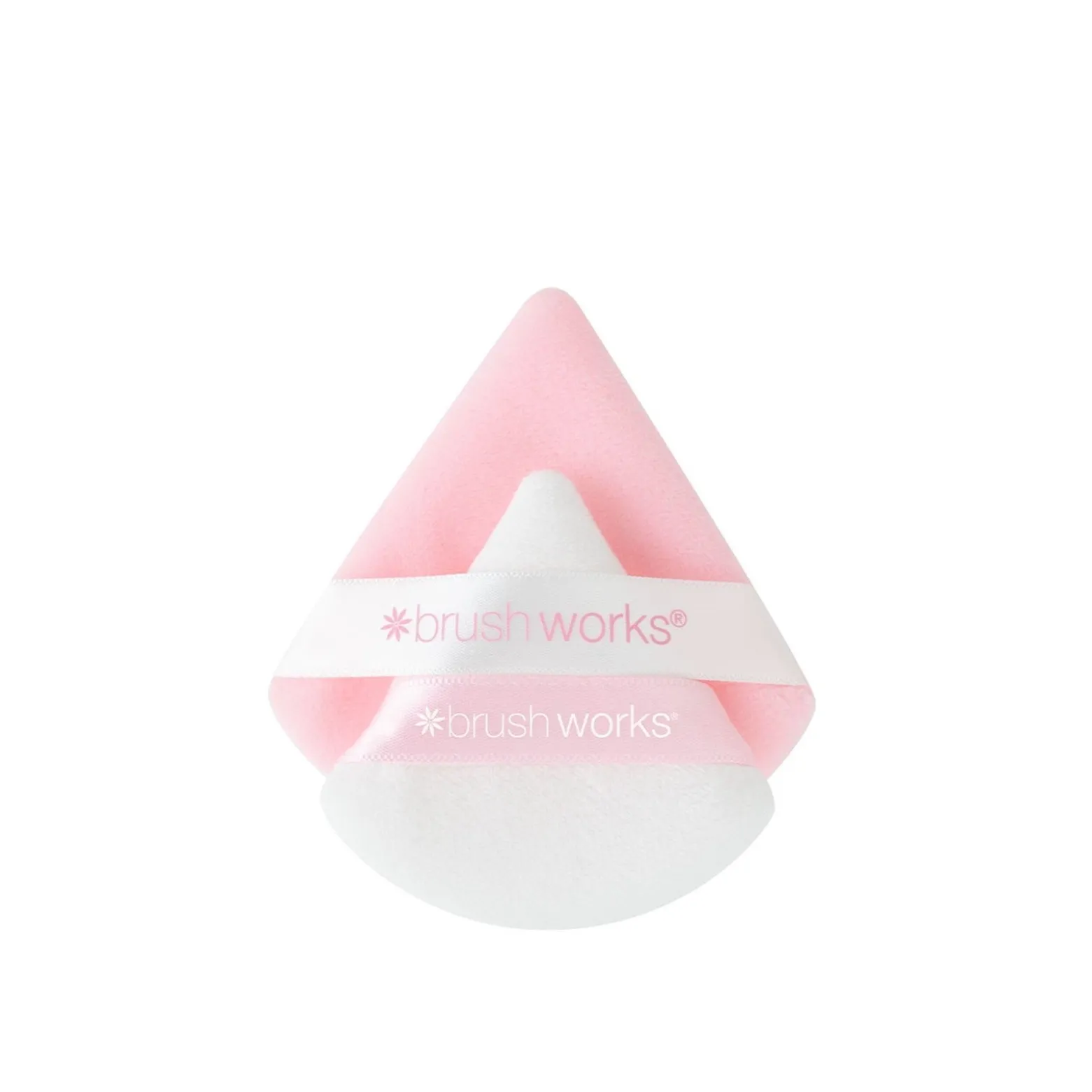 Brushworks Triangular Powder Puff Duo
