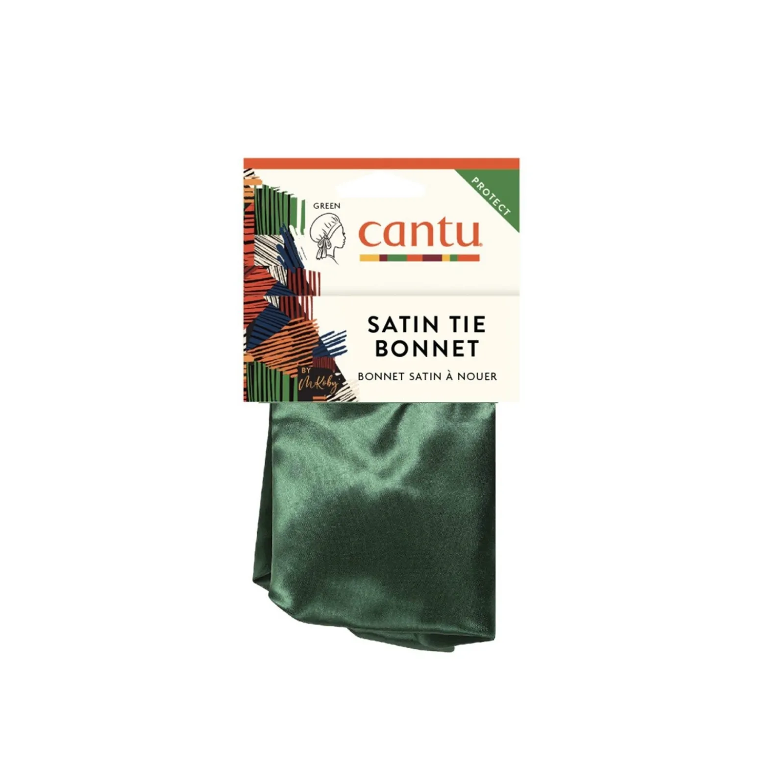 Cantu Satin Tie Bonnet Green