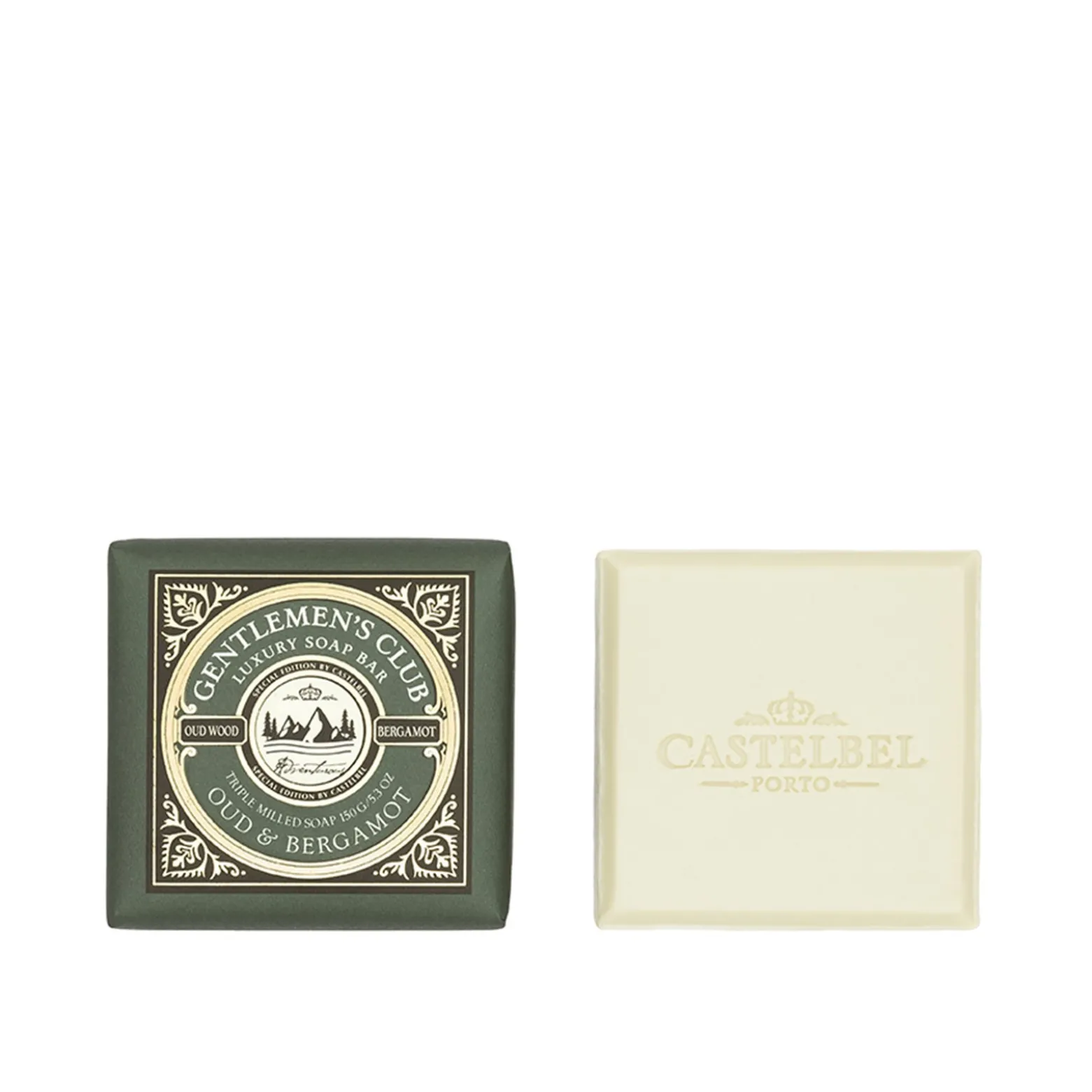 Castelbel Gentlemen's Club Oud & Bergamot Soap Bar 150g (5.3oz)
