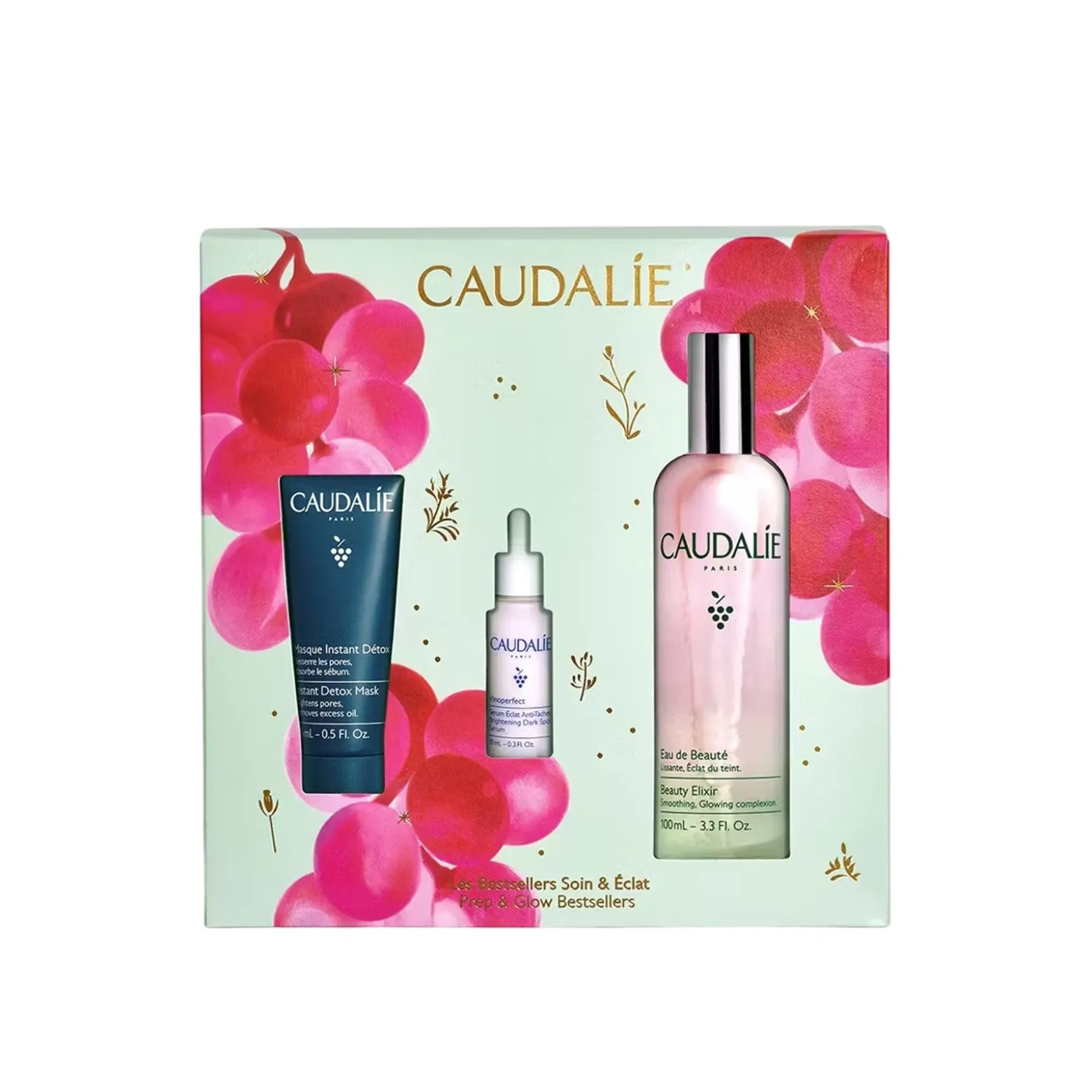 Caudalie Prep & Glow Bestsellers Gift Set