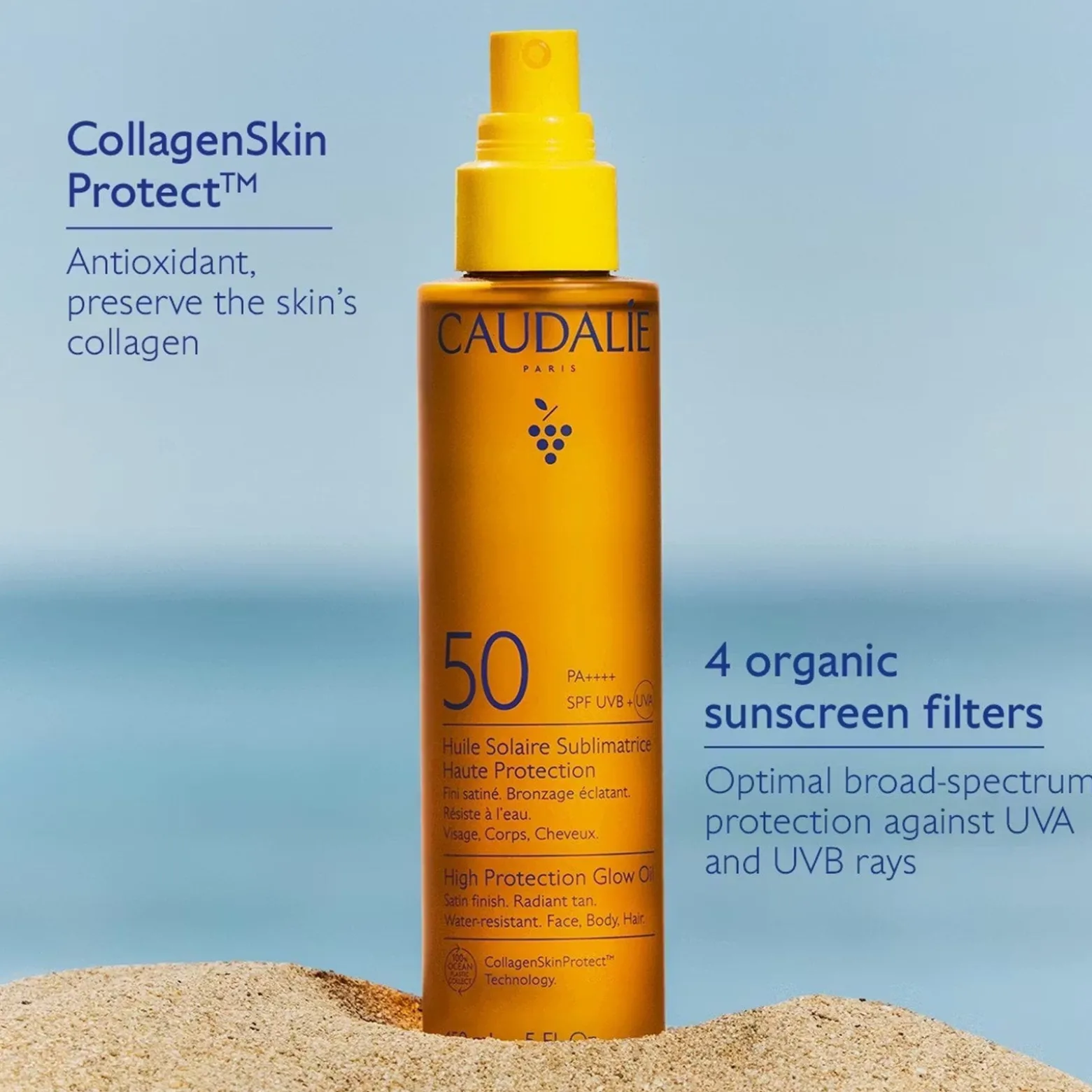 Caudalie Vinosun Protect High Protection Glow Oil SPF50 150ml (5floz)