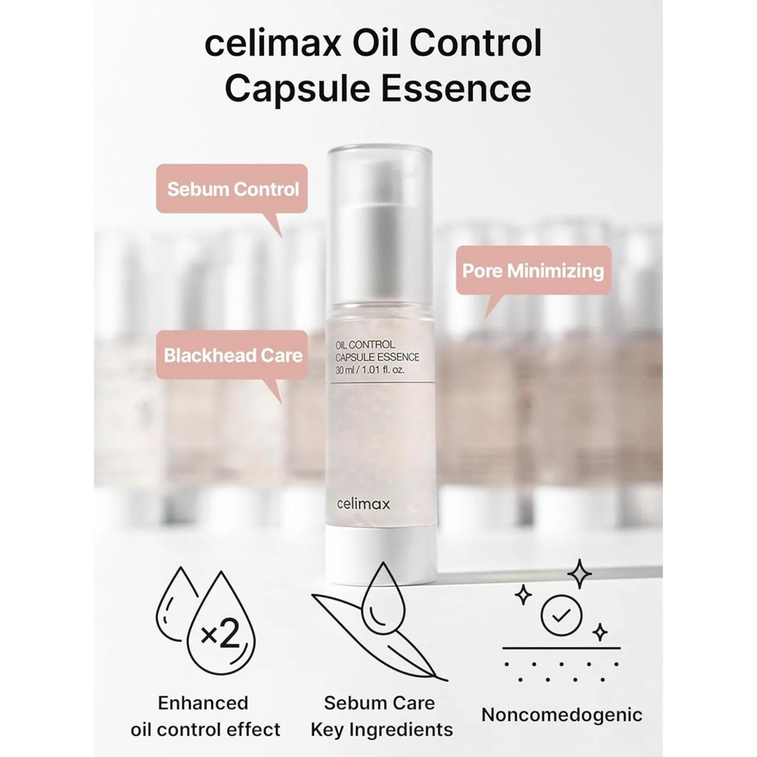 celimax Oil Control Capsule Essence 30ml (1.01floz)