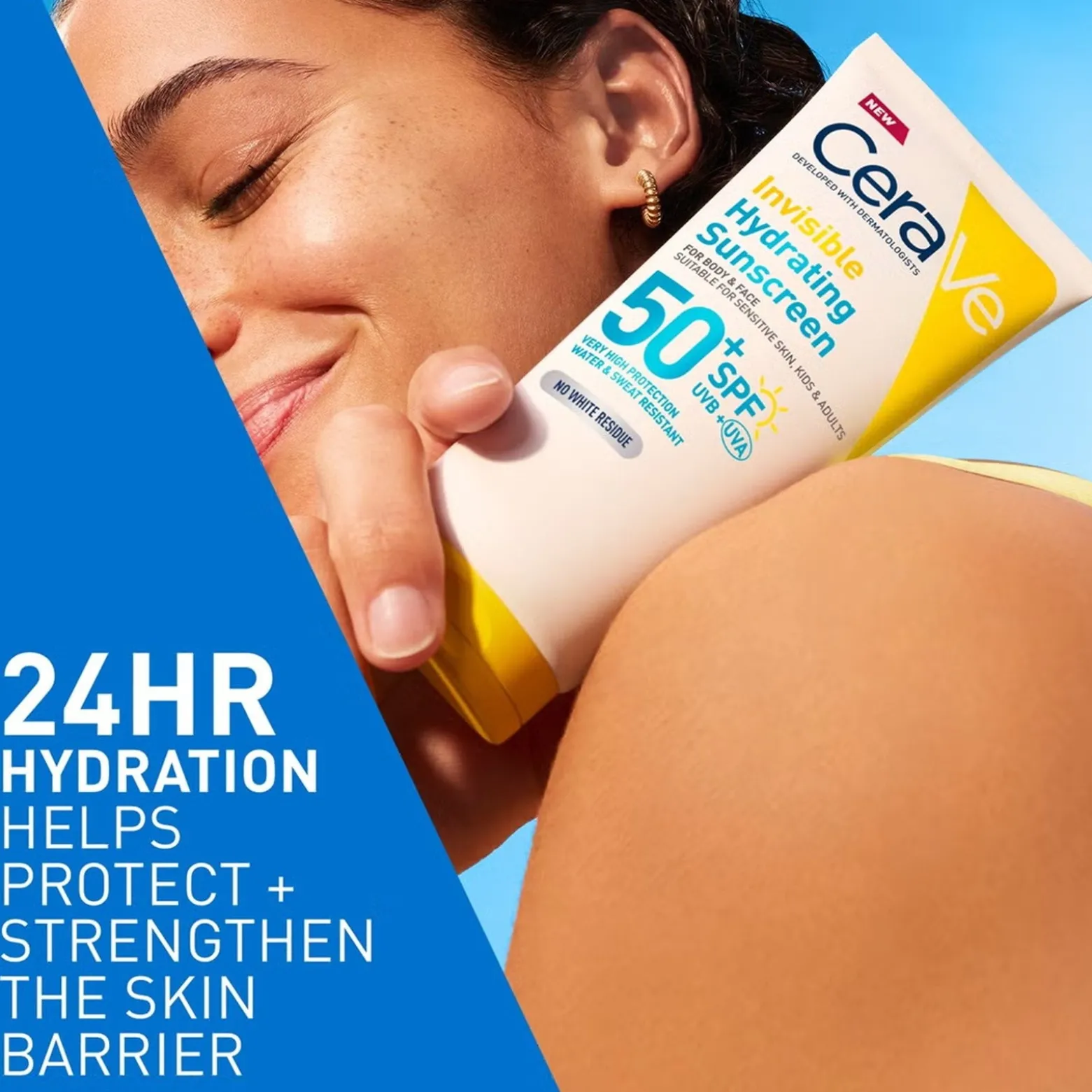 CeraVe Invisible Hydrating Sunscreen SPF50+ 177ml (6floz)