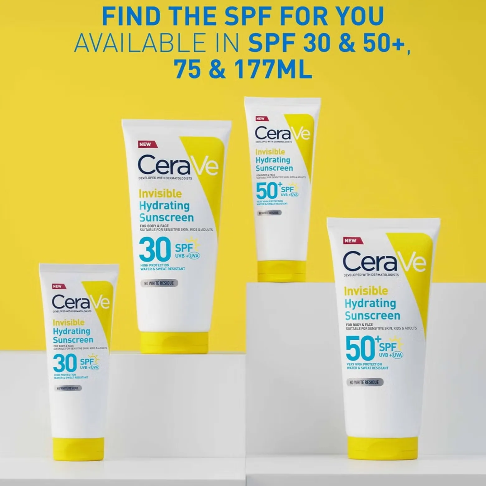 CeraVe Invisible Hydrating Sunscreen SPF50+ 75ml (2.5floz)