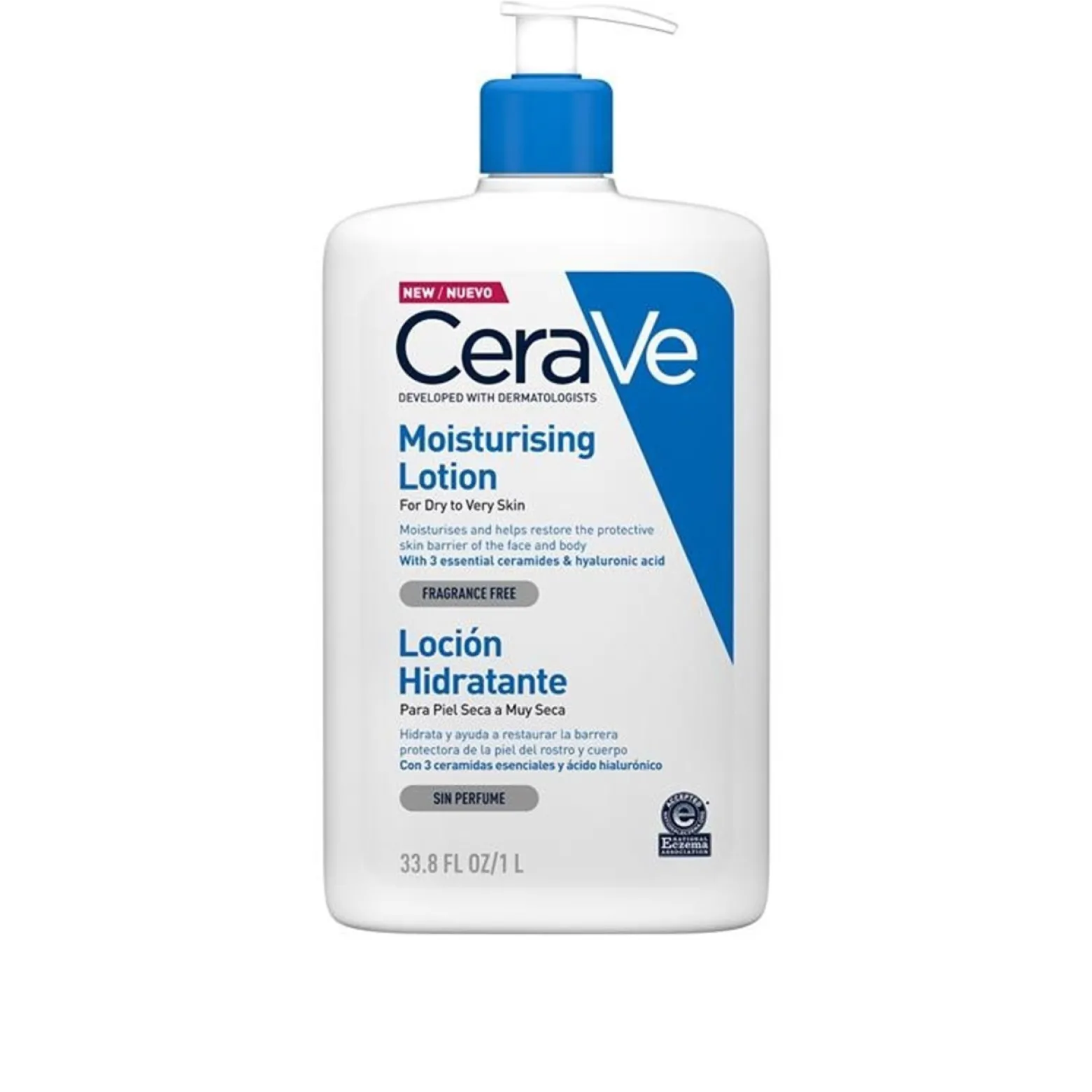 CeraVe Moisturizing Lotion Dry to Very Dry Skin 1L (33.81floz)