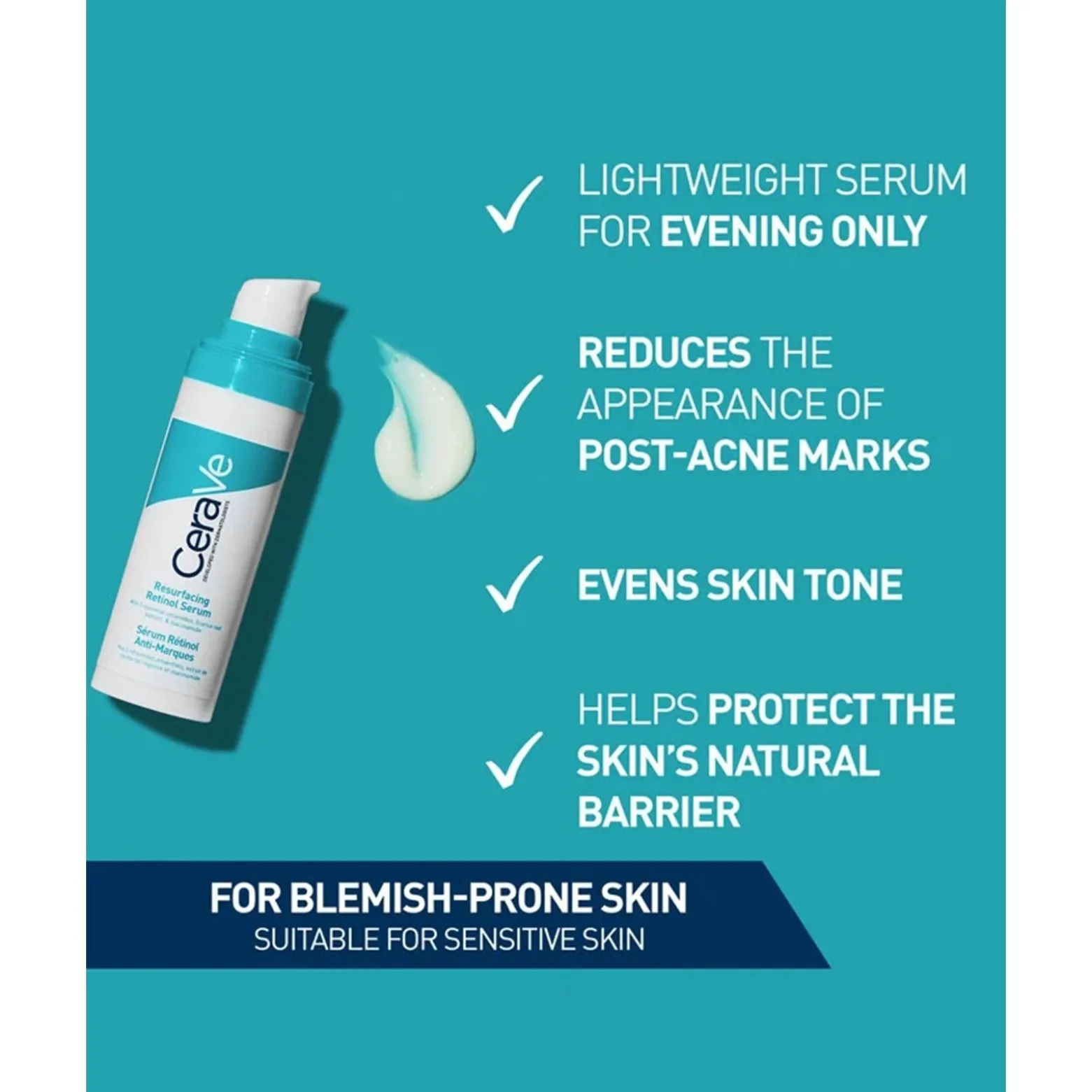 CeraVe Resurfacing Retinol Serum 30ml (1floz)
