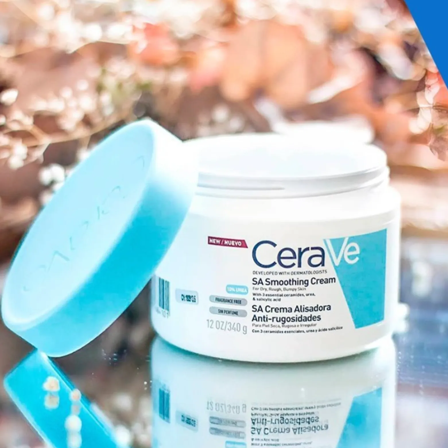 CeraVe SA Smoothing Cream for Dry, Rough, Bumpy Skin 10% Urea 340g (11.99oz)
