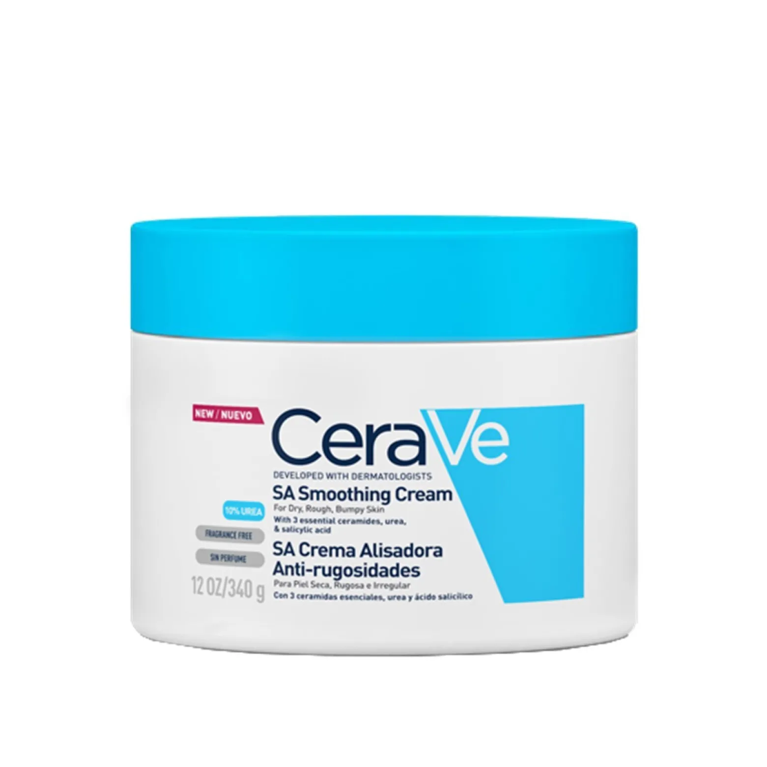 CeraVe SA Smoothing Cream for Dry, Rough, Bumpy Skin 10% Urea 340g (11.99oz)