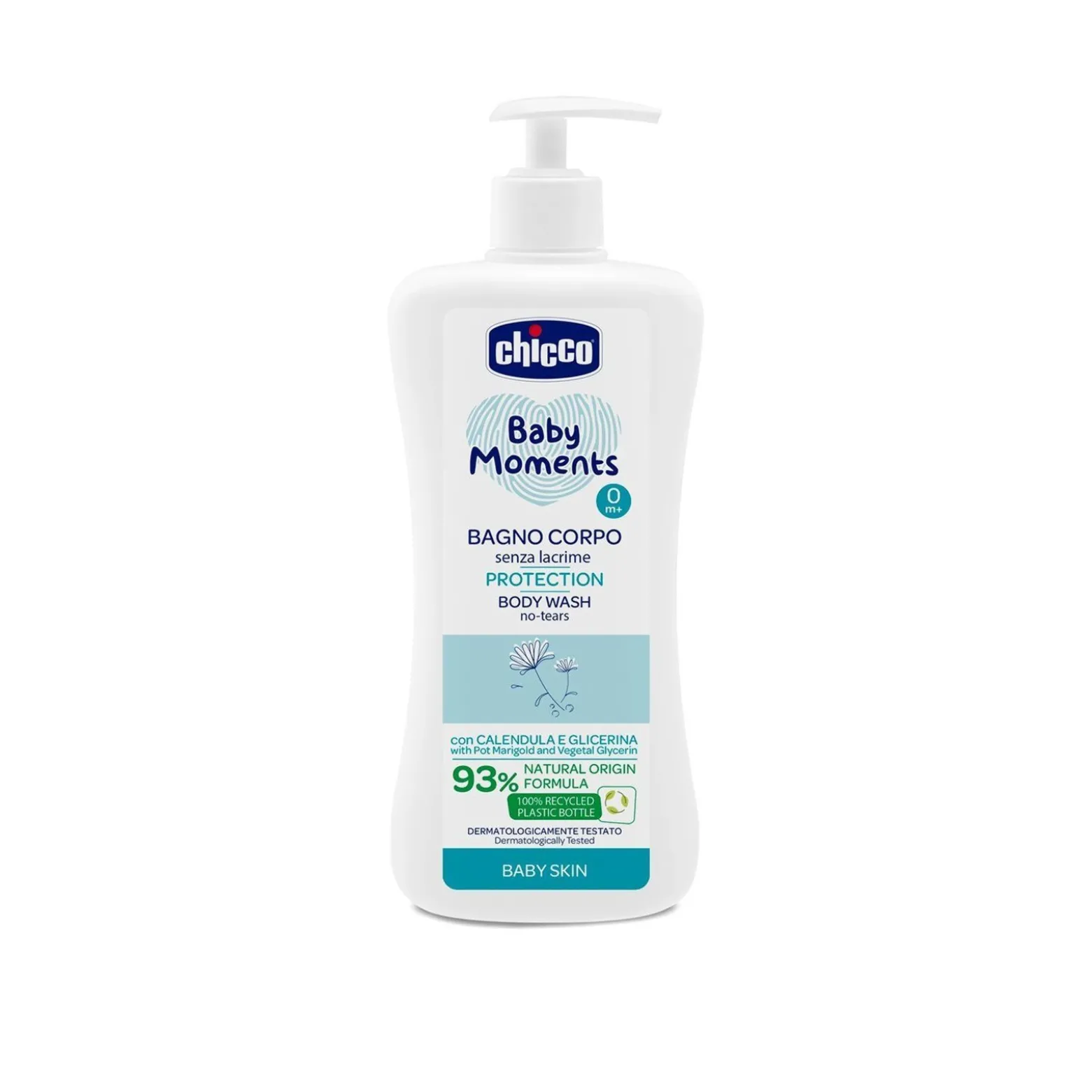 Chicco Baby Moments Protection No-Tears Body Wash 0m+ 500ml (16.9floz)