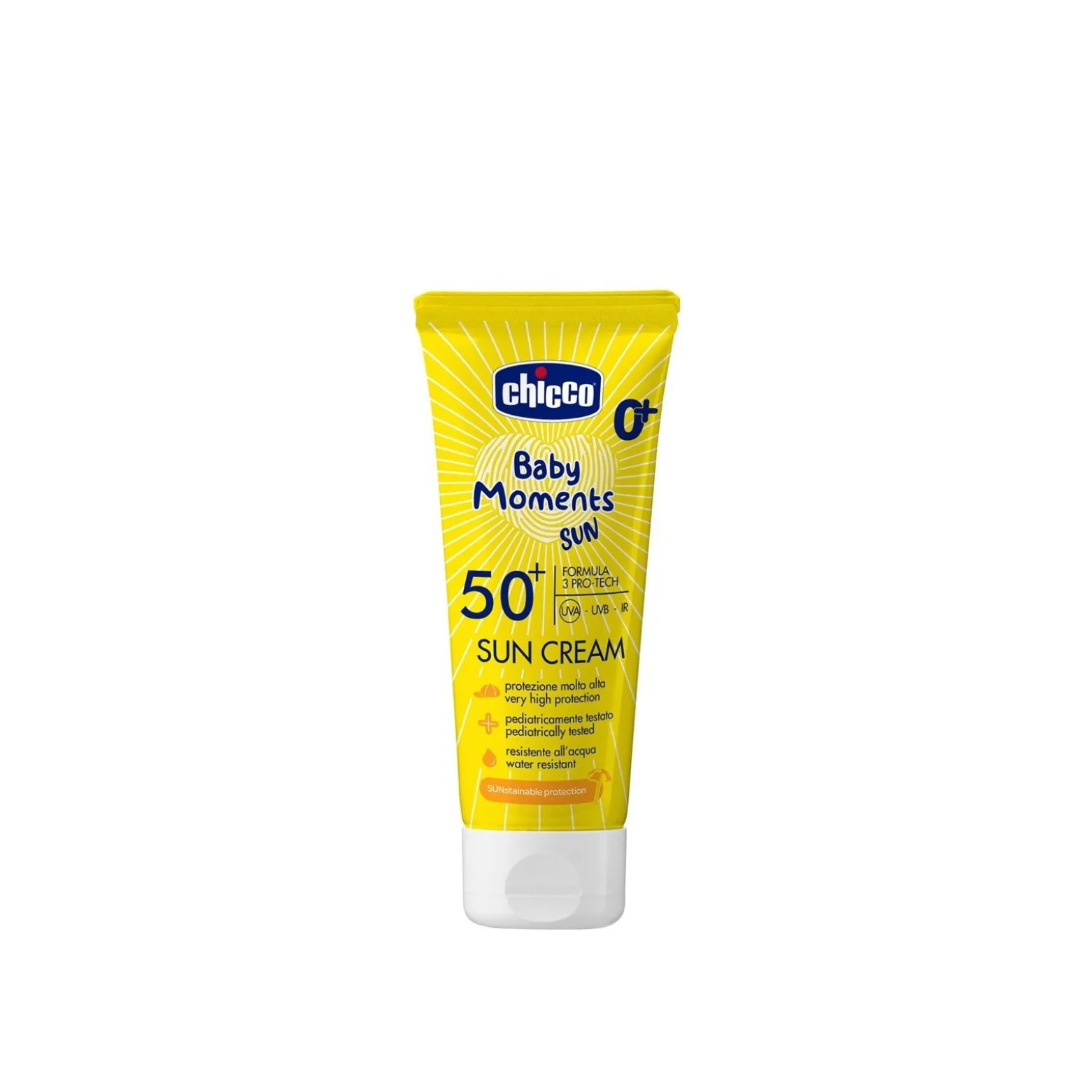 Chicco Baby Moments Sun Cream 0+ SPF50+ 75ml (2.5floz)