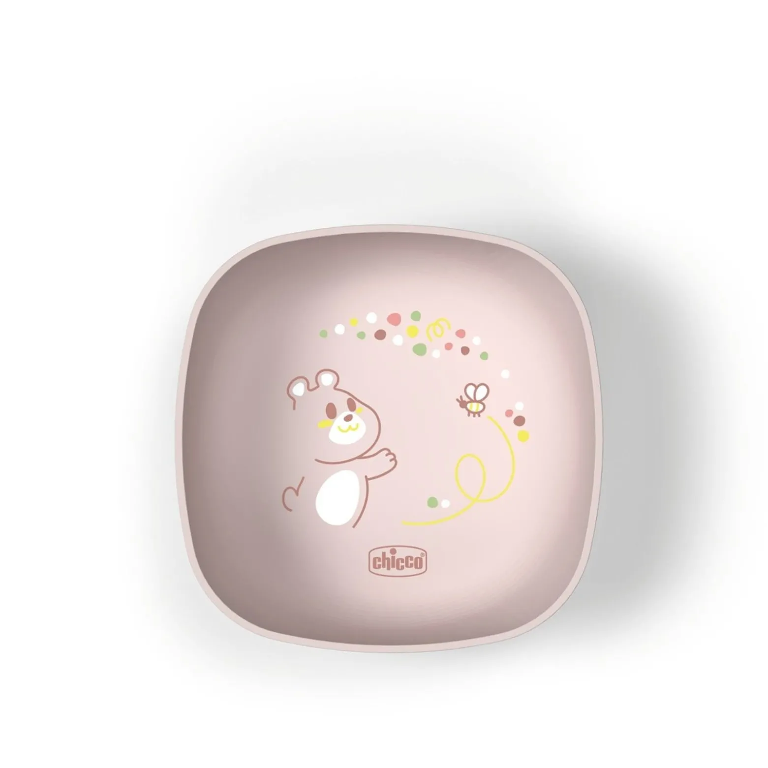 Chicco Bowl with Lid 6m+ Pink