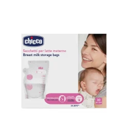 Chicco Breast Milk Storage Bags 250ml x30 (8.45floz x30)