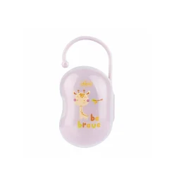 Chicco Easy Box BPA-Free Plastic Double Pacifier Holder 0m+ Pink