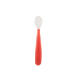 Chicco Mix & Match Softly Silicone Spoon 6m+ Red x1