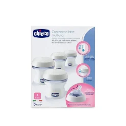 Chicco Multi-Use Milk Containers 150ml x4 (5floz x4)