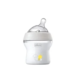 Chicco Natural Feeling Slow Flow BPA-Free Plastic Bottle 0m+ Beige 150ml (5.0floz)