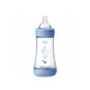 Chicco Perfect 5 Intui-Flow System Baby BPA-Free Plastic Bottle Medium Flow 2m+ Blue 240ml (8floz)