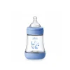 Chicco Perfect 5 Intui-Flow System Baby BPA-Free Plastic Bottle Slow Flow 0m+ Blue 150ml (5floz)