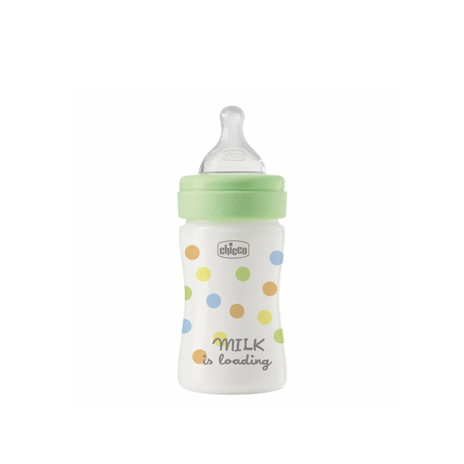 Chicco Perfect Easy Slow Flow BPA-Free Plastic Bottle 0m+ Green 150ml (5floz)