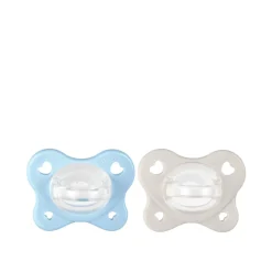 Chicco PhysioForma Dual Soft Pacifier 2-6m Blue/Grey x2