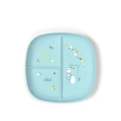 Chicco Portioned Plate 12m+ Blue
