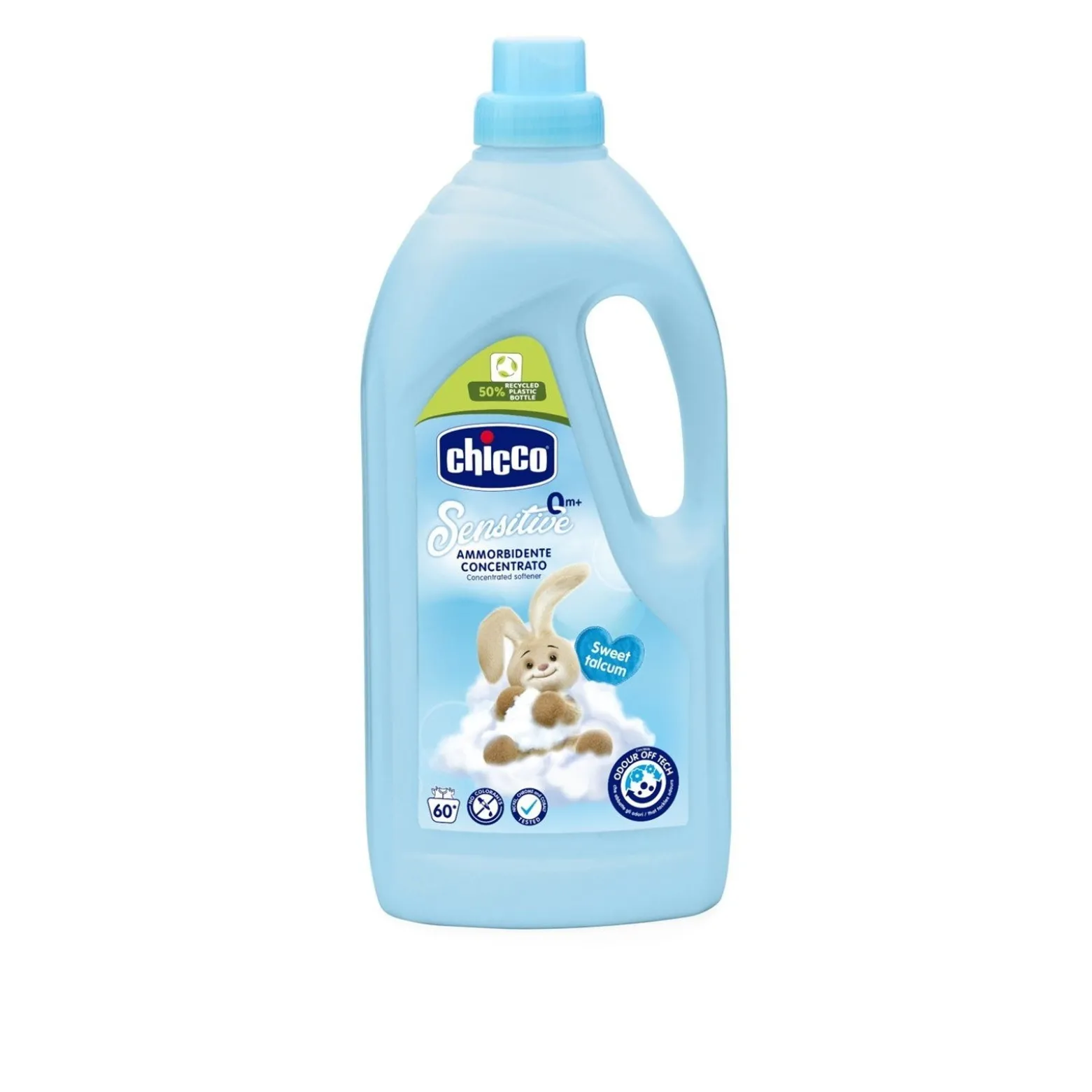 Chicco Sensitive Concentrated Softener Sweet Talcum 0m+ 1.5L (50.72floz)