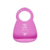 Chicco Take Eat Easy Silicone Roll Bib 6m+ Pink