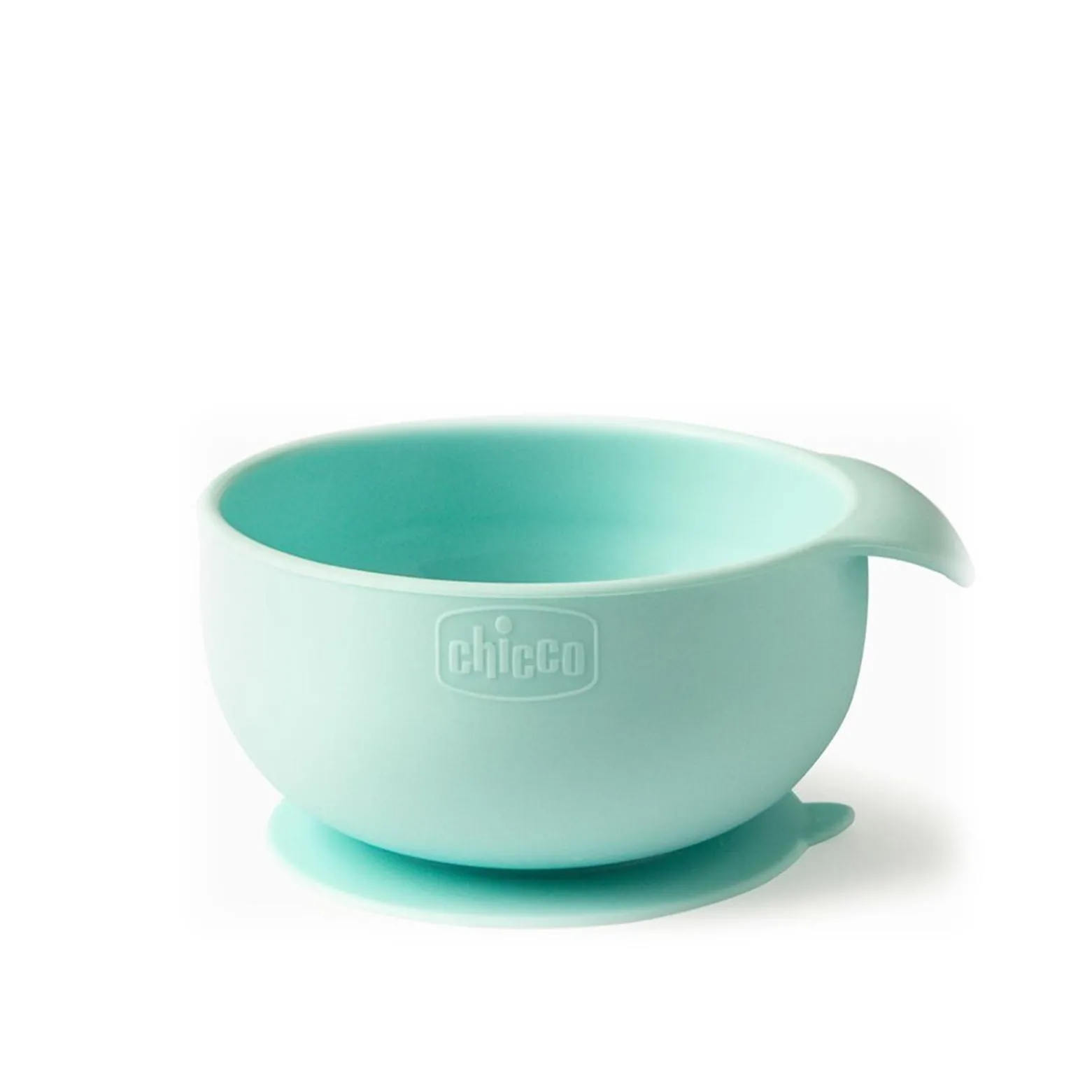 Chicco Take Eat Easy Silicone Bowl 6m+ Teal