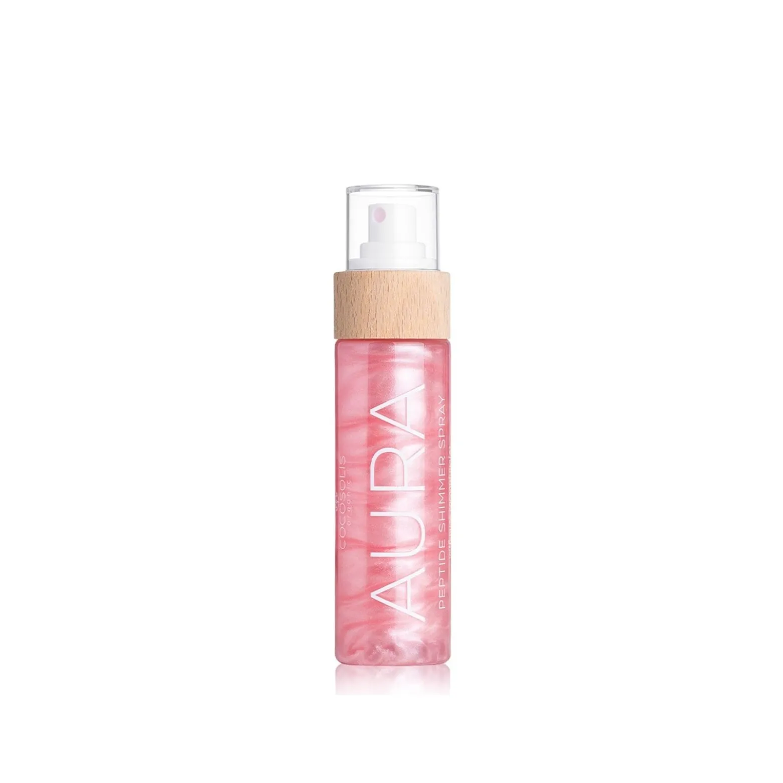COCOSOLIS Aura Peptide Shimmer Spray Pink 100ml (3.38floz)
