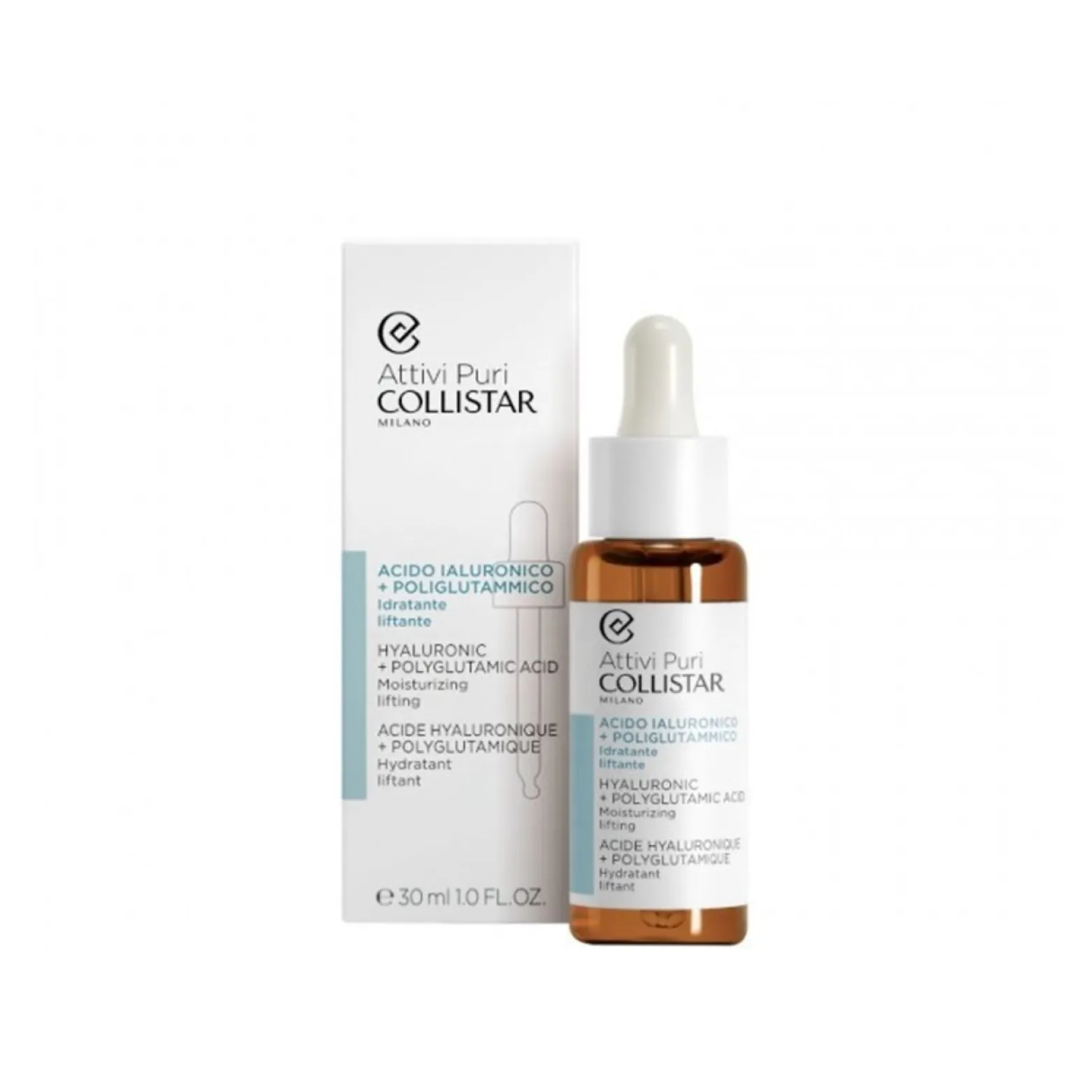 Collistar Pure Actives Hyaluronic + Polyglutamic Acid Serum 30ml (1.01floz)