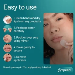 Compeed Invisible Cold Sore Discreet Healing Patch x15