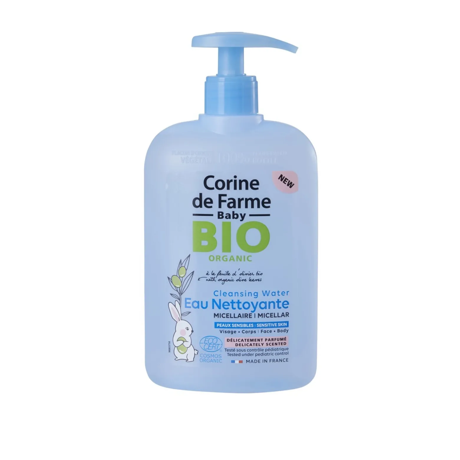 Corine de Farme Baby Bio Micellar Cleansing Water with Organic Olive Leaves 500ml (16.90floz)