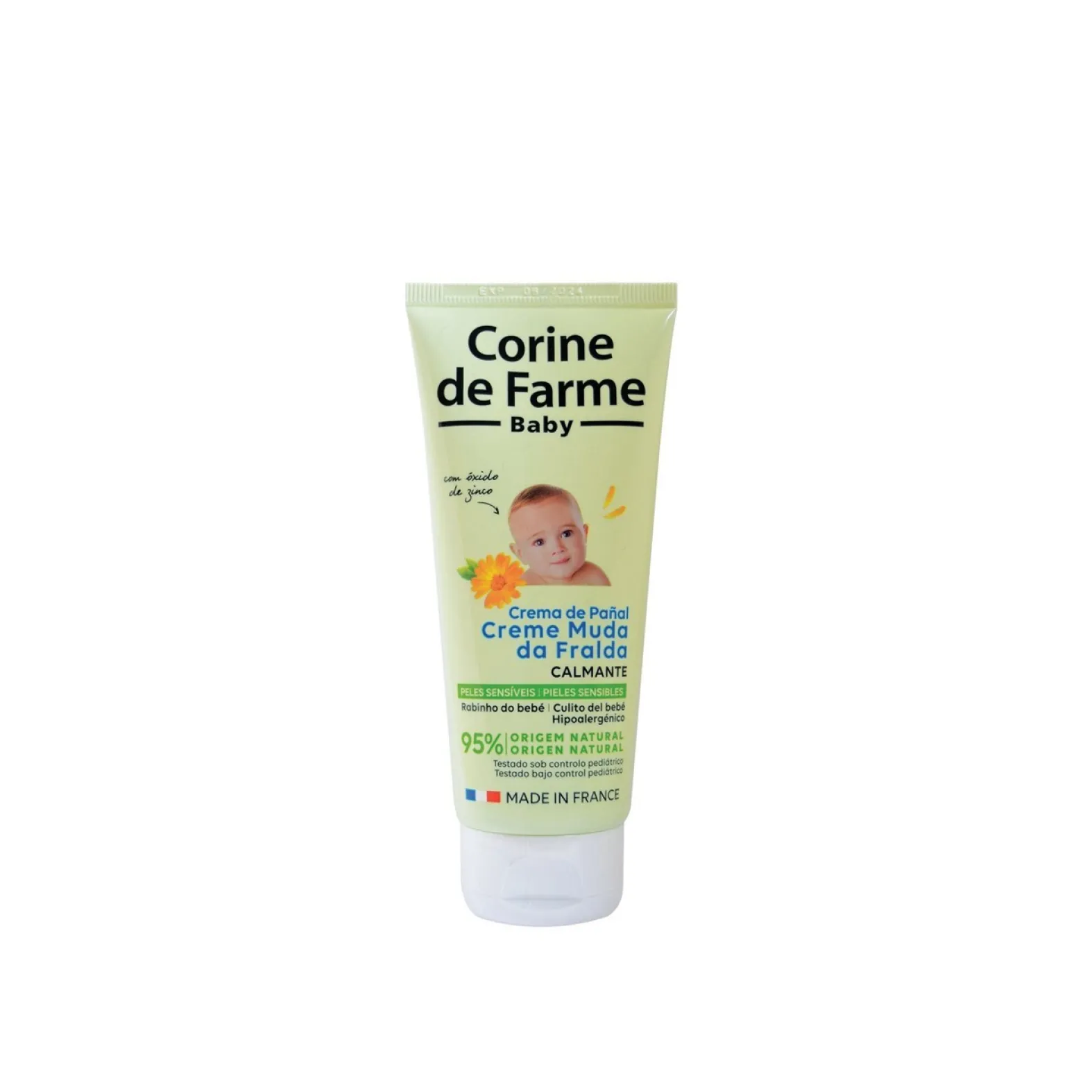 Corine de Farme Baby Soothing Nappy Change Cream with Zinc Oxide 100ml (3.38floz)