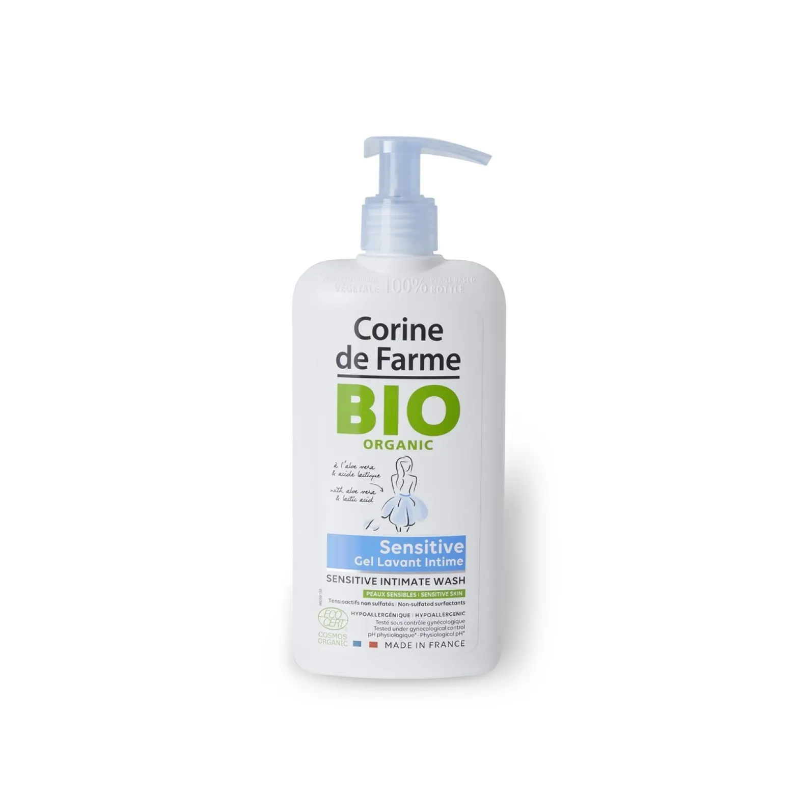 Corine de Farme Bio Sensitive Intimate Wash with Lactic Acid 250ml (8.45floz)