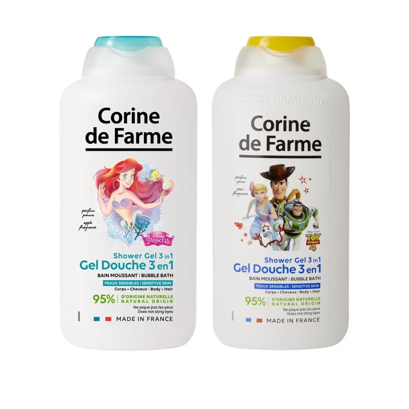 Corine de Farme Princess/Toy Story 3-In-1 Shower Gel Apple/Pear Fragance 500ml (16.90floz)