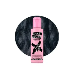 Crazy Color Semi-Permanent Hair Color Cream 030 Black 100ml (3.38floz)