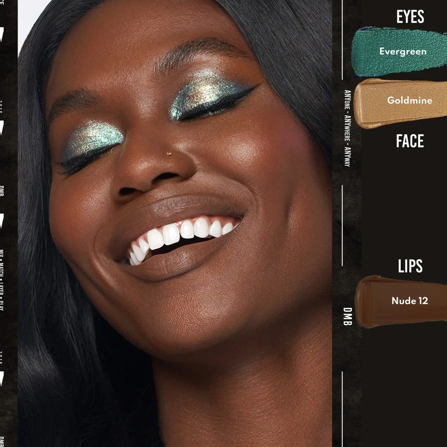 Danessa Myricks Beauty Colorfix Sparklers Waterproof Liquid Pigment Evergreen 10ml (0.34floz)
