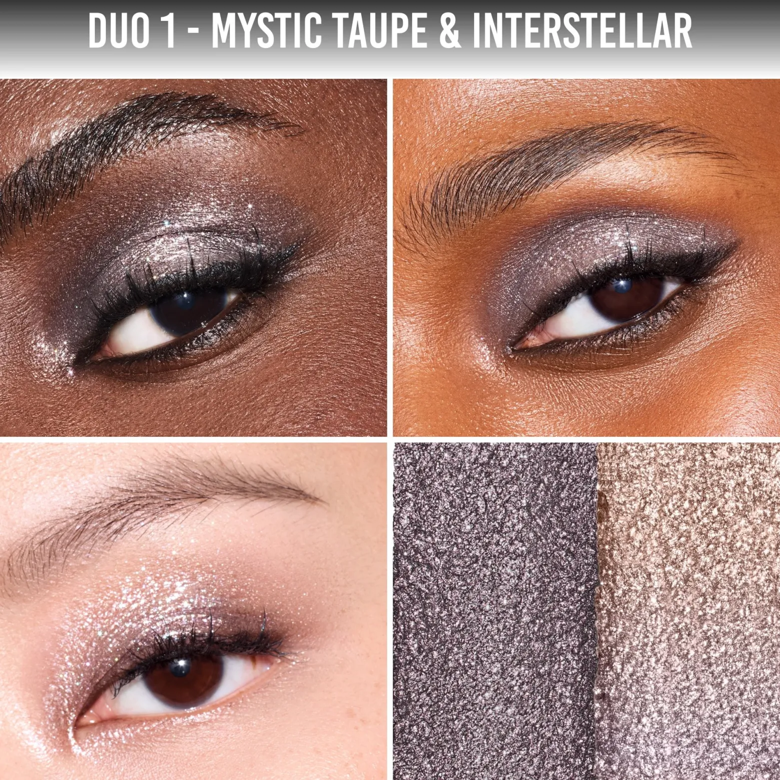 Danessa Myricks Beauty Colorfix Stix Multi-Use Pigment Stick Duo 1 Interstellar/Mystic Taupe (0.106oz x2)