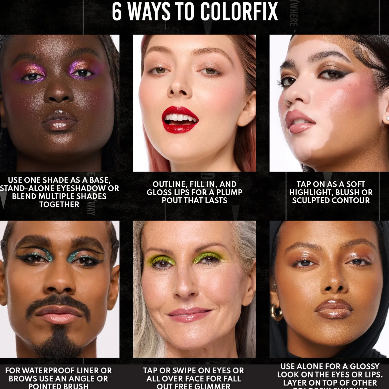 Danessa Myricks Beauty Colorfix Mattes Waterproof Matte Liquid Pigment Blackout 10ml (0.34floz)