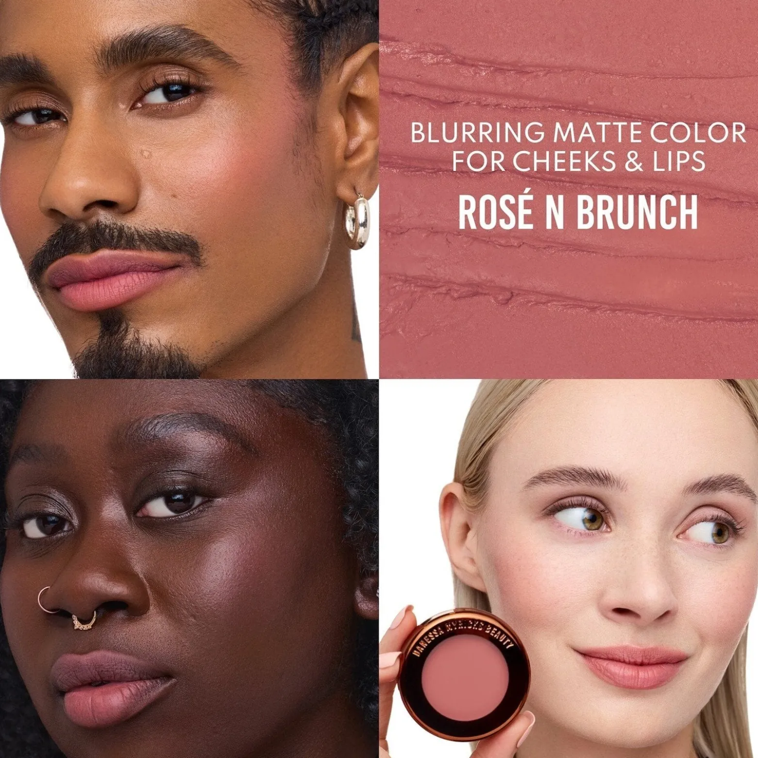 Danessa Myricks Beauty Flushed Essentials: Blush & Lip Kit
