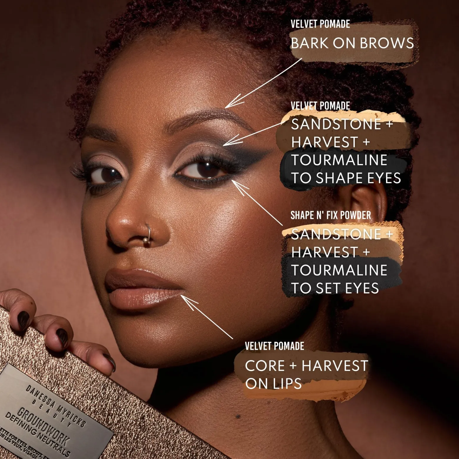 Danessa Myricks Beauty Groundwork Palette Defining Neutrals