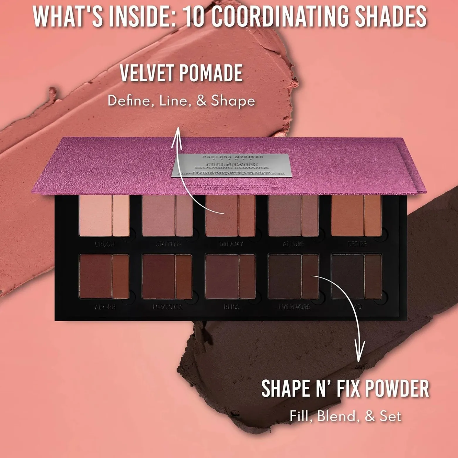 Danessa Myricks Beauty Groundwork Palette Blooming Romance