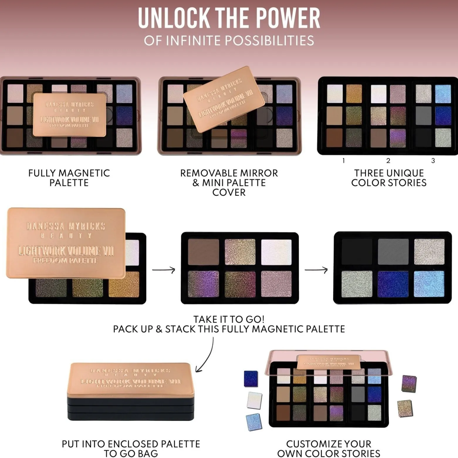 Danessa Myricks Beauty Lightwork VII Freedom Palette