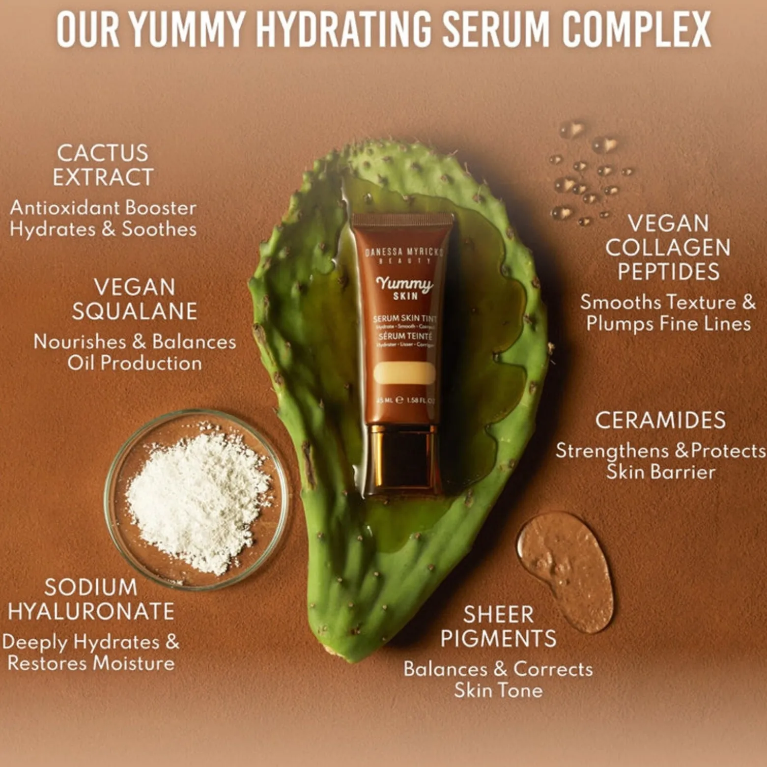 Danessa Myricks Beauty Yummy Skin Serum Skin Tint 3 45ml (1.58floz)